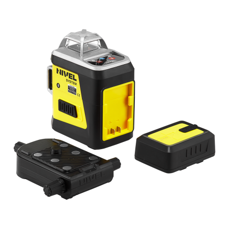 Nivel System CLx3R + statyw SJJ-M1 EX + czujnik CLS-5 - laser krzyżowy czerwony 3 × 360° 3D Bluetooth